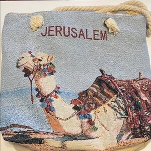Jerusalem Themed Tapestry Bag - Multicolor - Never Used, Bought in Jerusalem